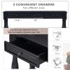 TREXM Console Table 63" Long Console Table with Drawers and Shelf for Entryway, Hallway, Living Room (Espresso, OLD SKU: WF193795AAB)