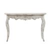 46" x 16.5" x 30" Slimline Whitewash Console Table, for Hallway Living Room Bedroom