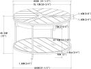 Round Wood Coffee Table
