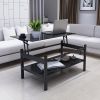 Coffee Table Modern Glass Lift Top