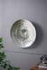 Silver Textured Oversized Disc, Wall Decor for Living Room Bedroom Entryway Office, Set of 3