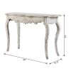 46" x 16.5" x 30" Slimline Whitewash Console Table, for Hallway Living Room Bedroom