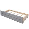 Bunk Bed with Trundle Twin Over Full