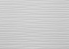 1pc King Size White Finish Panel Bed Geometric Design Frame Softly Curved Headboard Wooden Bedroom Furniture