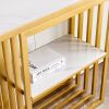 Modern Console Table, Metal Frame with Adjustable foot pads for Entrance, Corridor, Living room & Office.(Gold)