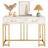 Console Table With 2 Drawers