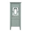 36'' Farmhouse Pine Wood Console Table Entry Sofa Table with 4 Drawers & 1 Storage Shelf for Entryway Living Room Bedroom Hallway Kitchen(Retro Blue)