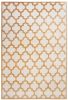 Trellis Tangerine/Ivory Area Rug 8x10