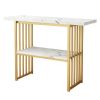 Accent Table 42 Inch Gold Entryway
