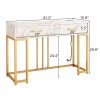Console Table With 2 Drawers