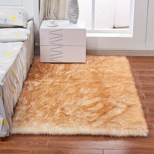 Area Rug Fluffy Imitation Wool