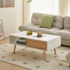 Coffee Table Modern Rattan