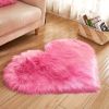 Heart Shape Plush Rug