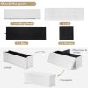 Ottoman Bench Memory Foam Large Folding Storage
