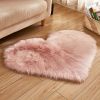 Heart Shape Plush Rug