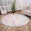 Tie-DyeRound Velvet Area Rug