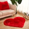 Heart Shape Plush Rug