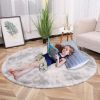 Tie-DyeRound Velvet Area Rug