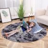 Tie-DyeRound Velvet Area Rug