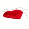 Heart Shape Plush Rug