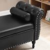 Ottoman with Safety Hinge Storage 63”Upholstered